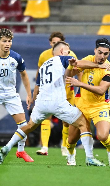 România - Bosnia 2-4    Dezastru pentru „tricolori”  pe Arena Națională! Jucătorii lui Hagi, dominați de adversari pe tot parcursul partidei