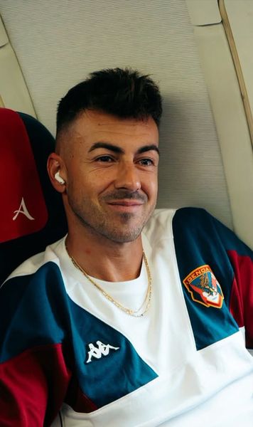 Genoa a ajuns la București   FOTO:    El Shaarawy și Baldanzi,  printre vedetele care au venit în România să înfrunte Rapid