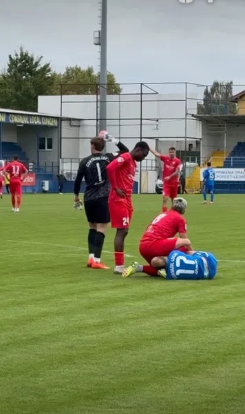„Caracter de câine”  Reacție dură după  accidentarea șocantă din Liga 2:  „Niciun fel de remușcare. Râdea!”