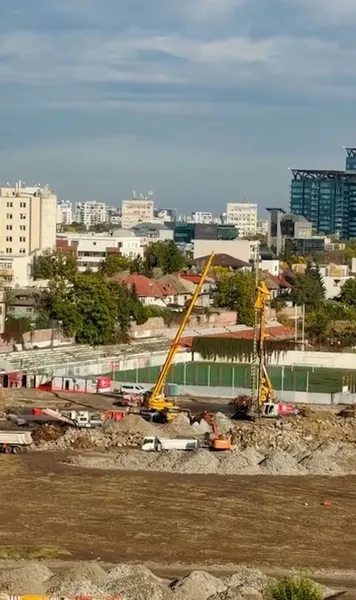 Noul stadion Dinamo, pas important    VIDEO.  Ce s-a întâmplat azi pe  șantierul din „Ștefan cel Mare”