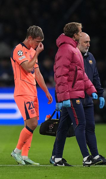 Ratează El Clasico!   FOTO.  Titularul lui Hansi Flick  s-a accidentat în meciul cu PSG   » Cât ar putea lipsi
