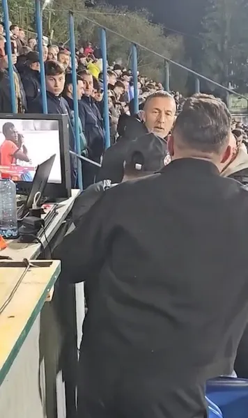 Cu el s-a certat Mihai Stoica   VIDEO.  Bărbatul care l-a provocat pe oficialul FCSB la Bistrița  a fost reținut de poliție  în urmă cu câteva săptămâni