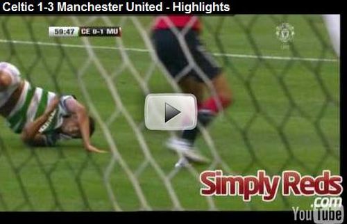 VIDEO Manchester - Celtic 3-1/ Berbatov show