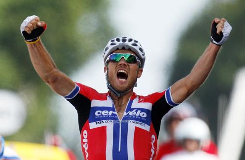 Tour de France: Thor Hushovd, castigator de etapa/ Cancellara, tricou galben