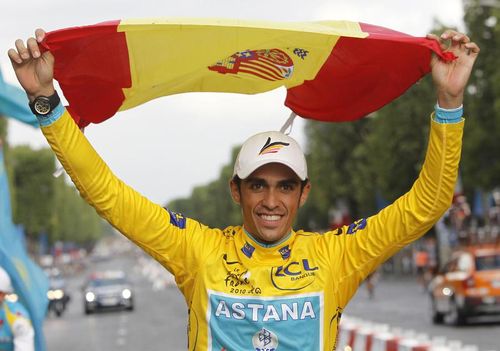 Alberto Contador, gasit dopat cu clenbuterol/ A fost suspendat pe termen nelimitat