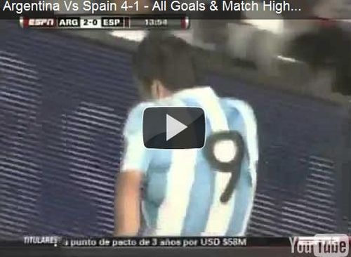 VIDEO Argentina - Spania 4-1/ Campioana - umilita, gafa de proportii a lui Reina