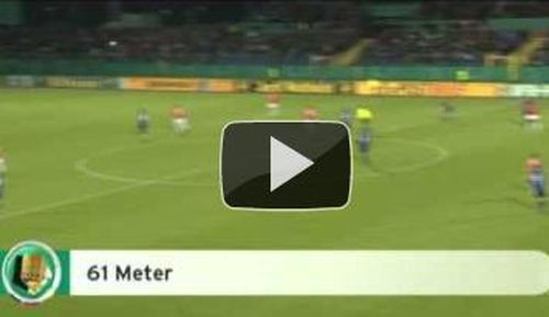 ​VIDEO Gol extraordinar de la 61 de metri in Cupa Germaniei