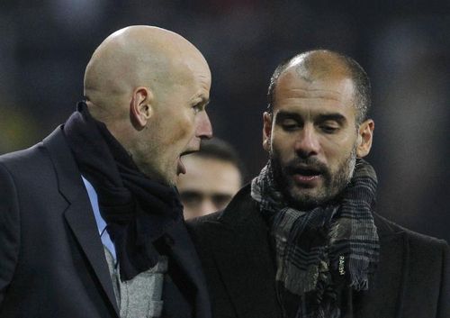 VIDEO Guardiola, la un pas de-o bataie la finalul meciului de la Copenhaga