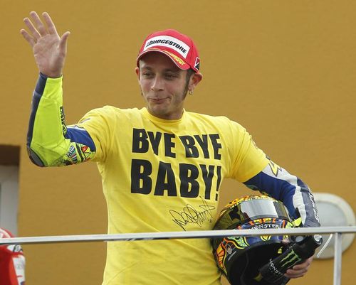 MotoGP Valentino Rossi, pe podium in ultima cursa alaturi de Yamaha