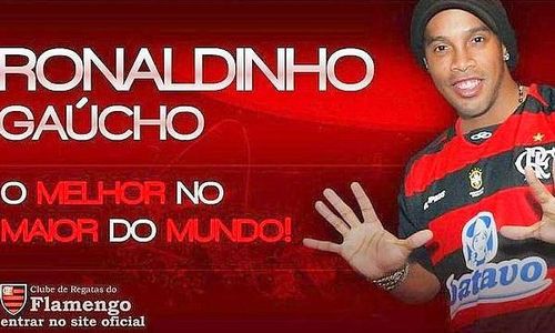 Ronaldinho, noul jucator al lui Flamengo