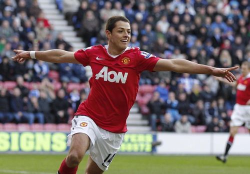 Premier League Wigan - Manchester United 0-4/ Chicharito, dubla pentru "Diavoli"