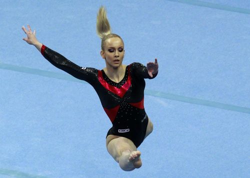 CE Gimnastica Dubla tricolora in finala de la sol: Izbasa - aur, Chelaru - argint