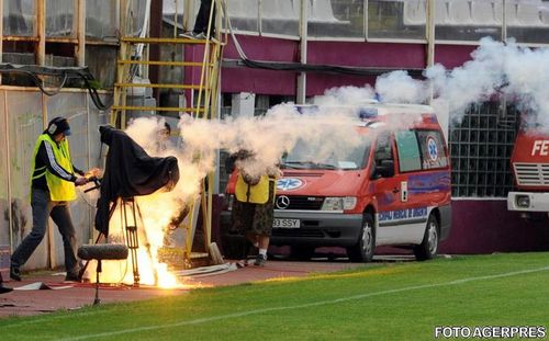 FC Rapid, teren suspendat pentru patru etape dupa incidentele din ultima etapa a Ligii 1