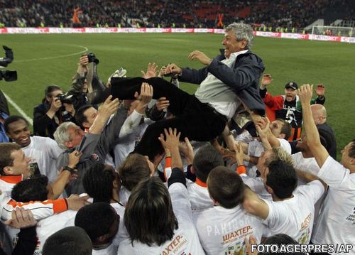 Mircea Lucescu, la al cincilea titlu cu Sahtior/ Ahmetov: Sper ca acesta sa fi fost cel mai "prost"sezon al echipei