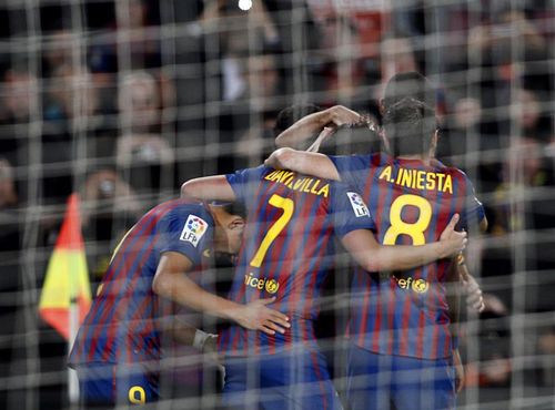 Barcelona - Rayo Vallecano 4-0/ La mana Realului