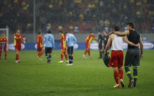 Diego Forlan: "Romania mai are mult de munca pana sa ajunga la Mondiale"