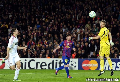 Barcelona - Leverkusen 7-1/ Messi a marcat 5 goluri (record)