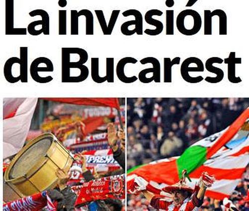 Marca: "Invazia de la Bucuresti, capitala Romaniei respira fotbal"