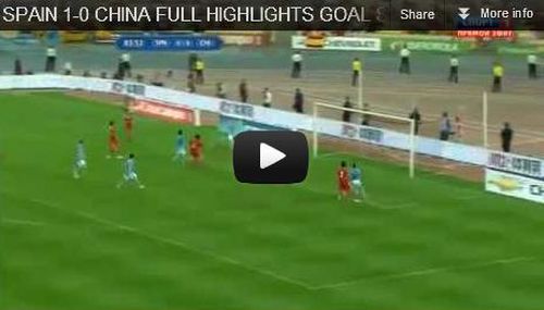 ​VIDEO Spania - China 1-0/ Geniul lui Iniesta