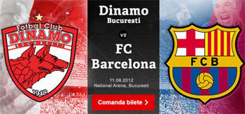 Meciul dintre FC Dinamo Bucuresti si FC Barcelona se va desfasura cu casa inchisa