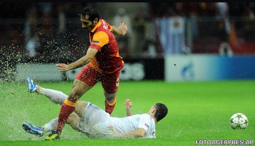 Galatasaray - CFR 1-1/ Remiza in zece oameni