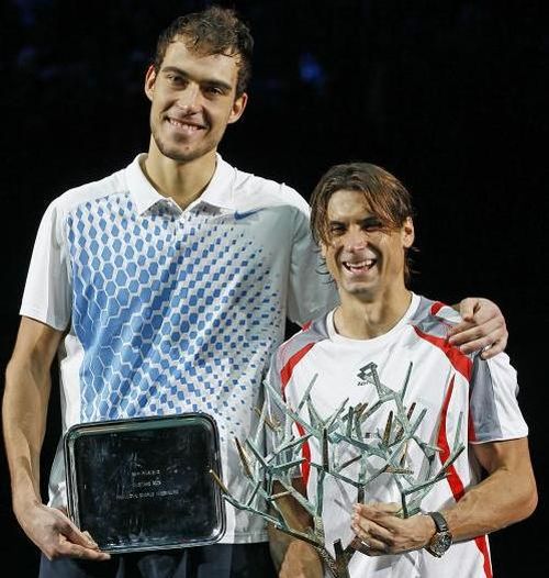 David Ferrer castiga primul Masters din cariera, la Paris/ L-a invins pe polonezul Jerzy Janowicz