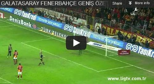 ​VIDEO Galatasaray - Fenerbahce 2-1/ Echipa lui Terim se distanteaza in clasament