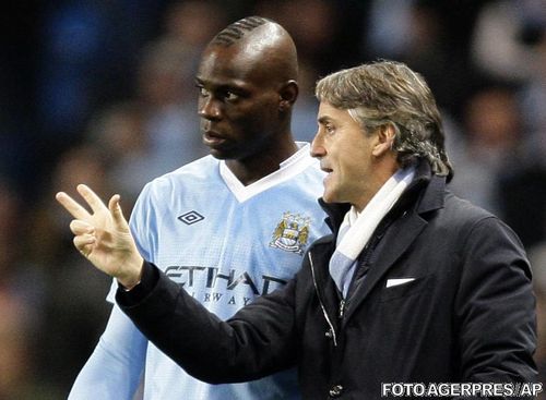 Mancini a vrut sa il ia la bataie pe Balotelli, in timpul unui antrenament al celor de la City