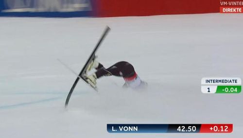 VIDEO Lindsey Vonn, cazatura violenta - A fost dusa cu elicopterul la spital