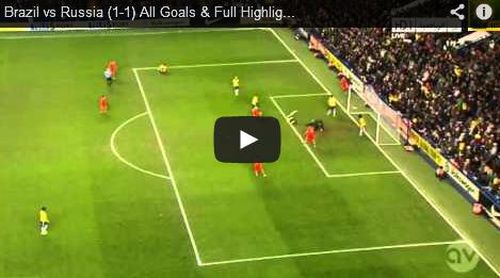 VIDEO Brazilia - Rusia 1-1/ Salvarea a venit de la Fred