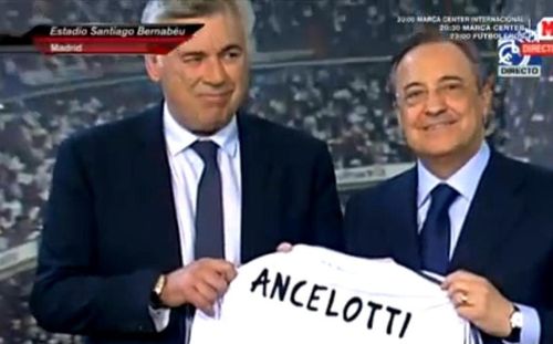 Carlo Ancelotti, prezentat oficial la Real Madrid: "Am venit aici sa castig trofee"