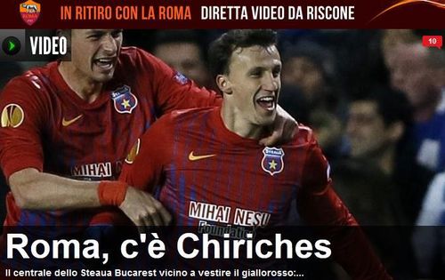 Corriere dello Sport: Vlad Chiriches va fi transferat la AS Roma