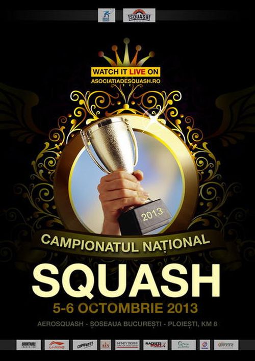 Dublu eveniment de squash in Bucuresti 1-6 Octombrie