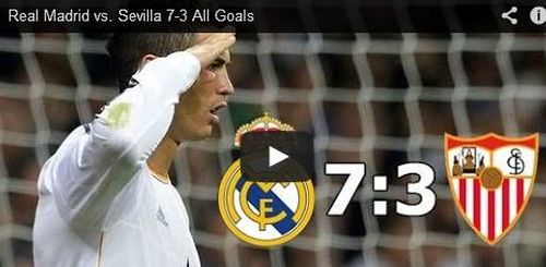 ​VIDEO Real Madrid - Sevilla 7-3/ Recital pe Santiago Bernabeu