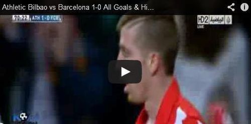 ​VIDEO Bilbao - Barcelona 1-0/ Prima infrangere din Primera Division