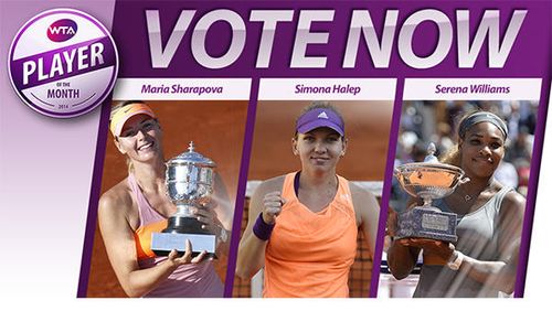 Simona Halep, nominalizata la "jucatoarea lunii mai", alaturi de Maria Sharapova si Serena Williams - Afla unde o poti vota