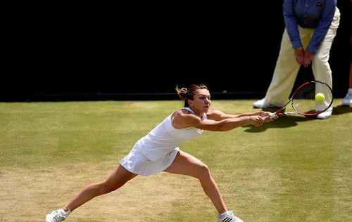 Wimbledon Simona Halep - Zarina Diyas 6-3, 6-0/In sferturi, dupa un meci care a durat doar 57 de minute