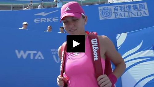 VIDEO Simona Halep vs Garbine Muguruza/ WTA: "Agresiva Muguruza a eliminat-o pe favorita numarul doi"