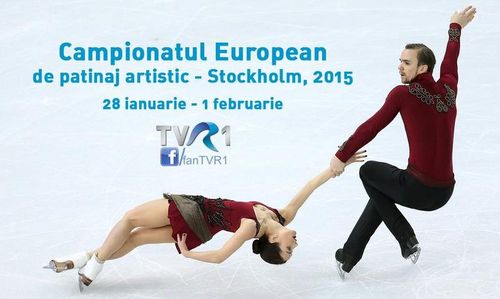 Campionatele Europene de Patinaj Artistic de la Stockholm, transmise la TVR