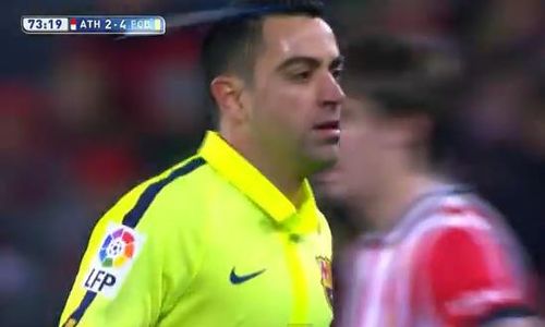 VIDEO Xavi, aplaudat la scena deschisa pe "San Mames", dupa Bilbao vs Barcelona 2-5