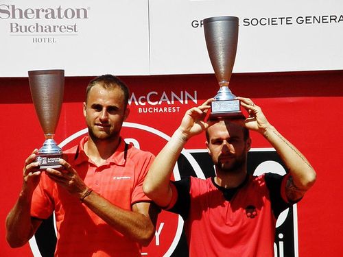 FOTOGALERIE BRD Nastase Tiriac Trophy: Marius Copil si Adrian Ungur au castigat proba de dublu, dupa o finala dramatica - Au salvat cinci mingi de meci