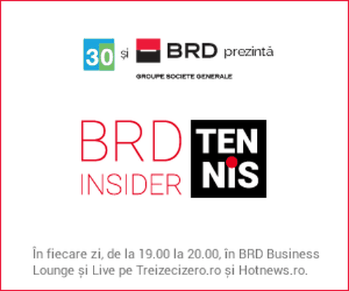 LIVE VIDEO Adrian Marcu, Elena Bogdan si Alexandra Cadantu sunt invitati la BRD Tennis Insider