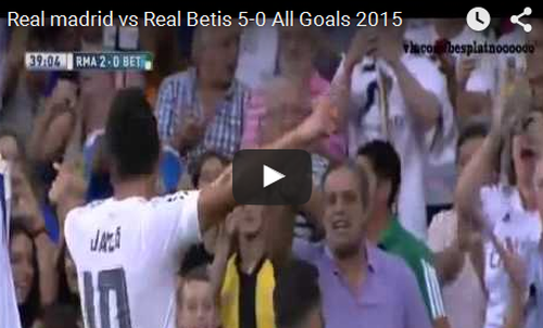 VIDEO Real Madrid - Betis Sevilla 5-0/ Spectacol pe Santiago Bernabeu