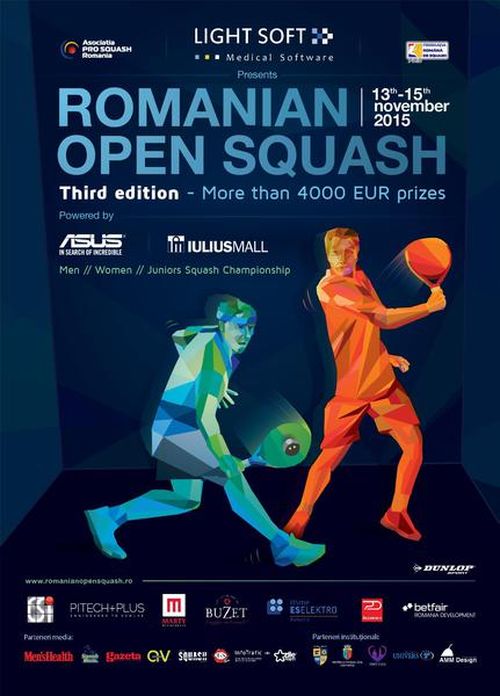 Light Soft Romanian Open Squash la a treia editie