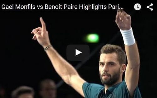 ​VIDEO Benoit Paire vs Gael Monfils, meci spectacol la Masters-ul de la Paris