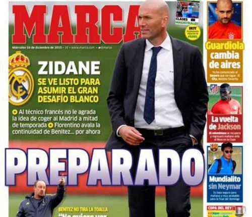 Rafa Benitez are zilele numarate la Real Madrid - Zinedine Zidane, favorit sa-l inlocuiasca