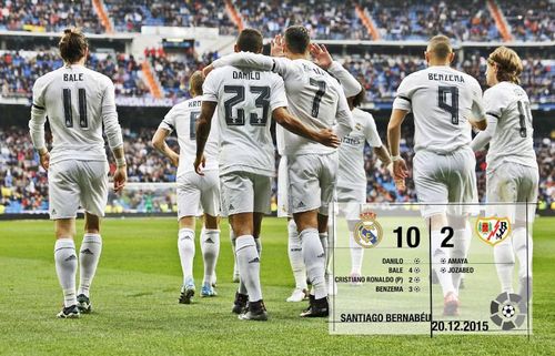 VIDEO Real Madrid - Rayo Vallecano 10-2/ Festival de goluri pe Santiago Bernabeu