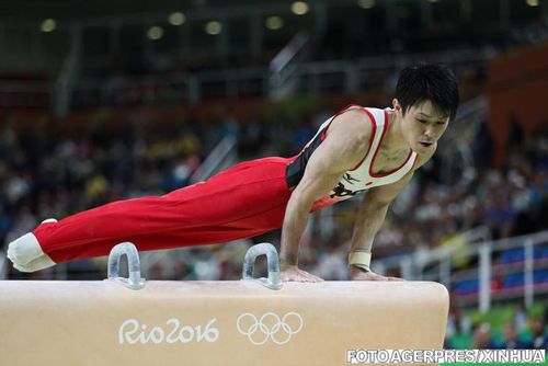 ​JO 2016, gimnastica (m): Kohei Uchimura, aur la individual-compus