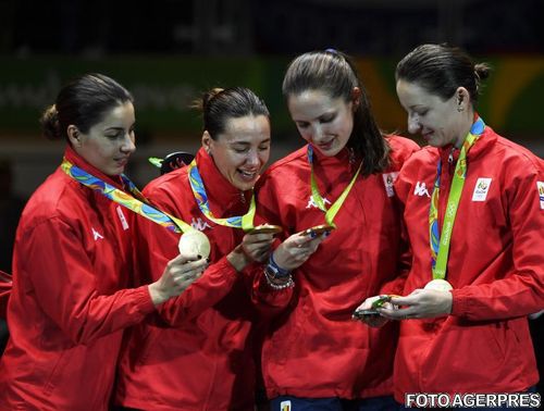 JO 2016 - Scrima: Romania - China 44-38/ Romania, campioana olimpica in proba de spada pe echipe