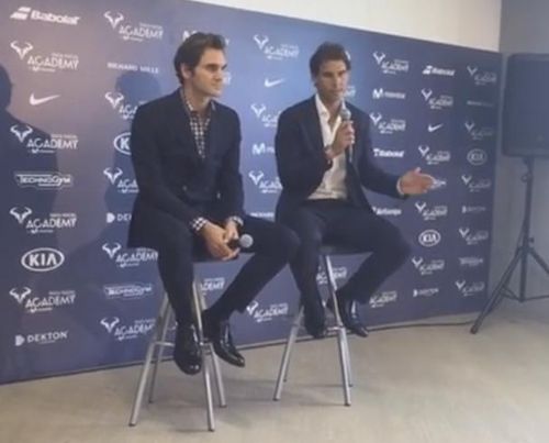 Rafael Nadal a inaugurat Academia de Tenis care ii poarta numele - Roger Federer, invitatul special al evenimentului